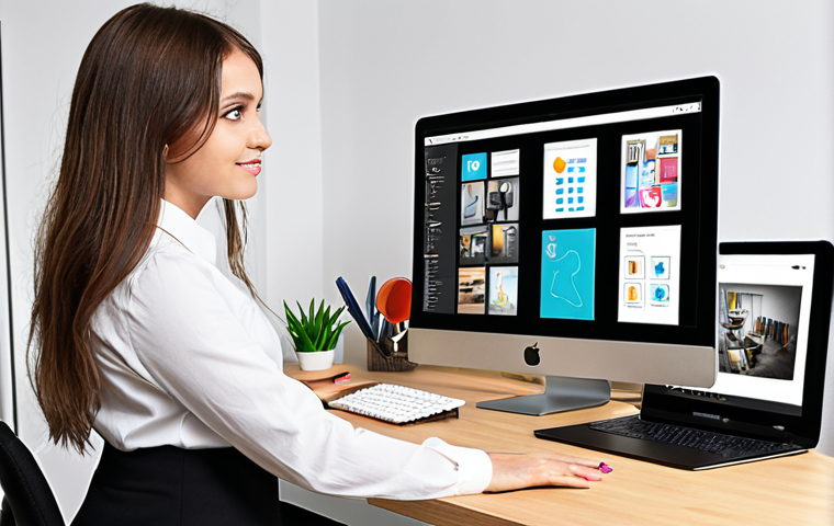 **Image Prompt:** A young professional confidently presenting a personal project portfolio showcasing website designs. The setting is a modern, bright office space. Include visual elements representing creativity, such as design software icons and a mood board. The overall tone is positive and inspiring, conveying the message of skill demonstration and career advancement.